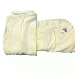 Do My Self White Long Sleeve Top and Bottom Size Small 95% Polyester 5% Spandex​